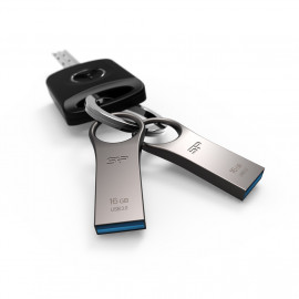 SILICON POWER memory USB Jewel J80 16Go USB 3.0 COB Silver Metal