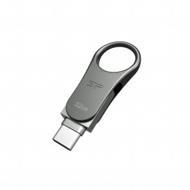 SILICON POWER SILICON POWER memory USB Mobile C80 32Go USB 3.0 Type-C Silver