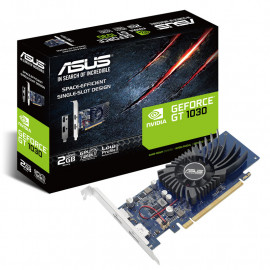 ASUS GeForce GT 1030 2G  2048 Mo GDDR5 - fente unique  profil bas