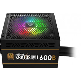 Gamdias Alimentation ATX  Kratos M1-600B RGB - 600W (Noir) Bronze