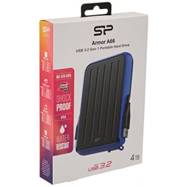 SILICON POWER SILICON POWER External HDD Armor A66 2.5p 4To USB 3.2 IPX4 Blue