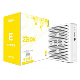 ZOTAC ZBOX-EN374070W-BE SFF Barebone Intel Core i7-13700HX RTX4070 2xDDR5 SODIMM SLOT M.2 SSD SLOT WIFI BT DUAL2.5G LAN EU+UK PLG WH