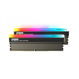 Klevv Kit Barrettes mémoire RAM DDR4 16Go (2x8Go)  Cras X RGB PC4-25600 (3200 Mhz) (Noir)
