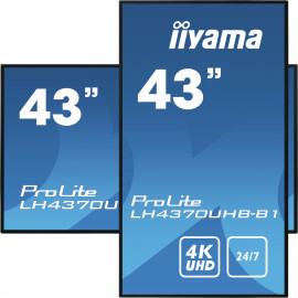 IIYAMA LH4370UHB-B1/43" 4K LCD UHD Super S