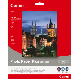 CANON SG-201 semi brillant photo  papier inkjet 260g/m2 8x10 inch 20 feuilles pack de 1