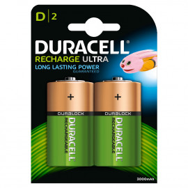 Duracell Recharge Ultra D 3000 mAh (par 2)