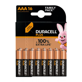 Duracell PACK DE 16 PILES AAA PLUS 100% OFFRE SPECIALE
