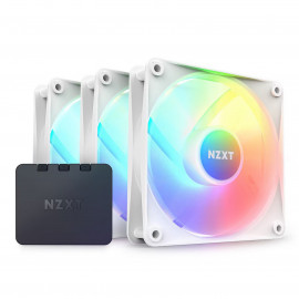 NZXT F120 Core RGB Triple Pack (Blanc)
