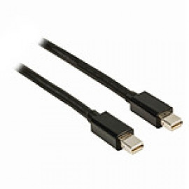 Nedis Câble Mini DisplayPort Mini DisplayPort Mâle - Mini DisplayPort Mâle 1,0 m Noir