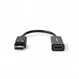 Nedis Câble Adaptateur DisplayPort vers HDMI™ DisplayPort Mâle Sortie HDMI™ 0,2 m Noir