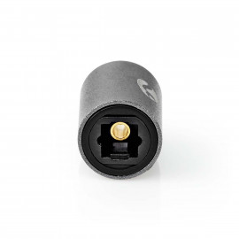 Nedis Adaptateur Audio Optique ® TosLink Femelle vers TosLink Femelle Aluminium Gris