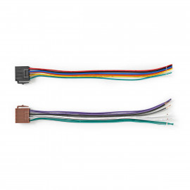 Nedis Câble Adaptateur ISO Compatibilité ISO: Standard 0.15 m Rond PVC Boîte
