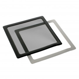 ANTEC Filtre à poussière magnétique carré 200 mm (cadre noir, filtre noir)