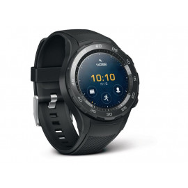 Huawei Huawei Watch 2 Sport Noir - Montre connectée IP68 - Wi-Fi/Bluetooth/NFC - GPS - Cardio-fréquencemètre - Android Wear 2.0 - iOS/Android