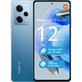 Xiaomi Smartphone  Redmi Note 12 Pro 128Go 5G Bleu