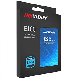 Hikvision SSD Interne  2.5 512 Go E100 SATA 6.0Gbps SATA-III  3D TLC 550 MB/s 24