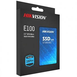 Hikvision SSD Interne  2.5 1024Go E100 SATA 6.0Gbps SATA-III  3D TLC 550 MB/s 48