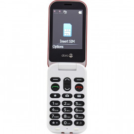 Doro Téléphone portable  6060 Rouge / Blanc