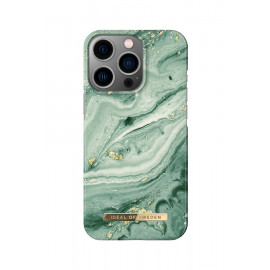 Ideal Of Sweden Coque iPhone 14 Plus Mint Swirl Marble