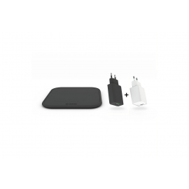 ZENS Pack PAD induction Noir + Chargeurs secteur USB-A + Chargeur USB-C 18W