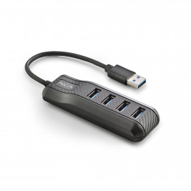 NGS Hub USB 3.0  Ultra Slim - 4 ports (Noir)