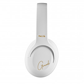 NGS Casque Micro sans fil Bluetooth  Artica Greed (Blanc)