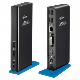 I-TEC USB 3.0 Dual Docking Station USB Charging Port