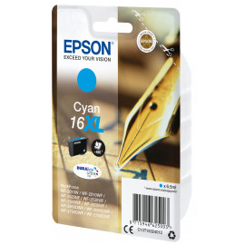 EPSON Singlepack Cyan 16XL DURABrite Ult  16XL cartouche dencre cyan haute capacite 6.5ml 450 pages 1-pack RF-AM blister