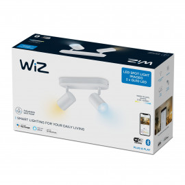 Wiz - IMAGEO Spots connectée 2x5W - Blanc variable