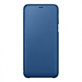 SAMSUNG Flip Wallet Bleu Galaxy A6+ 2018