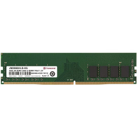 TRANSCEND 8GB JM DDR4 2666 U-DIMM 1Rx8  8GB JM DDR4 2666 U-DIMM 1Rx8 1Gx8 CL19 1.2V