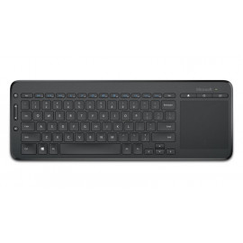 Microsoft MS All-in-One Media Keyboard black (DE) MS All-in-One cordless Media Keyboard incl. Touchpad black (DE)