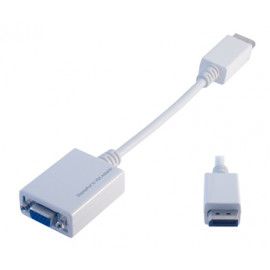 MCL Samar Adaptateur en câble DisplayPort mâle / VGA femelle