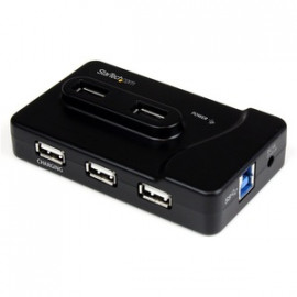 STARTECH hub 2 ports USB 3.0 + 4 ports USB 2.0 + 1 port de charge USB