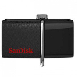 sandisk Ultra Android Dual USB 3.0 16 Go Noir