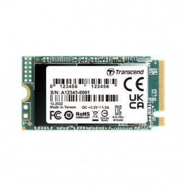 TRANSCEND 512GB, M.2 2242,PCIe Gen3x4, NVMe, 3D TLC, DRAM-less