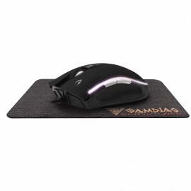 Gamdias Souris filaire Gamer  Zeus E2 RGB avec Tapis de souris (Noir)