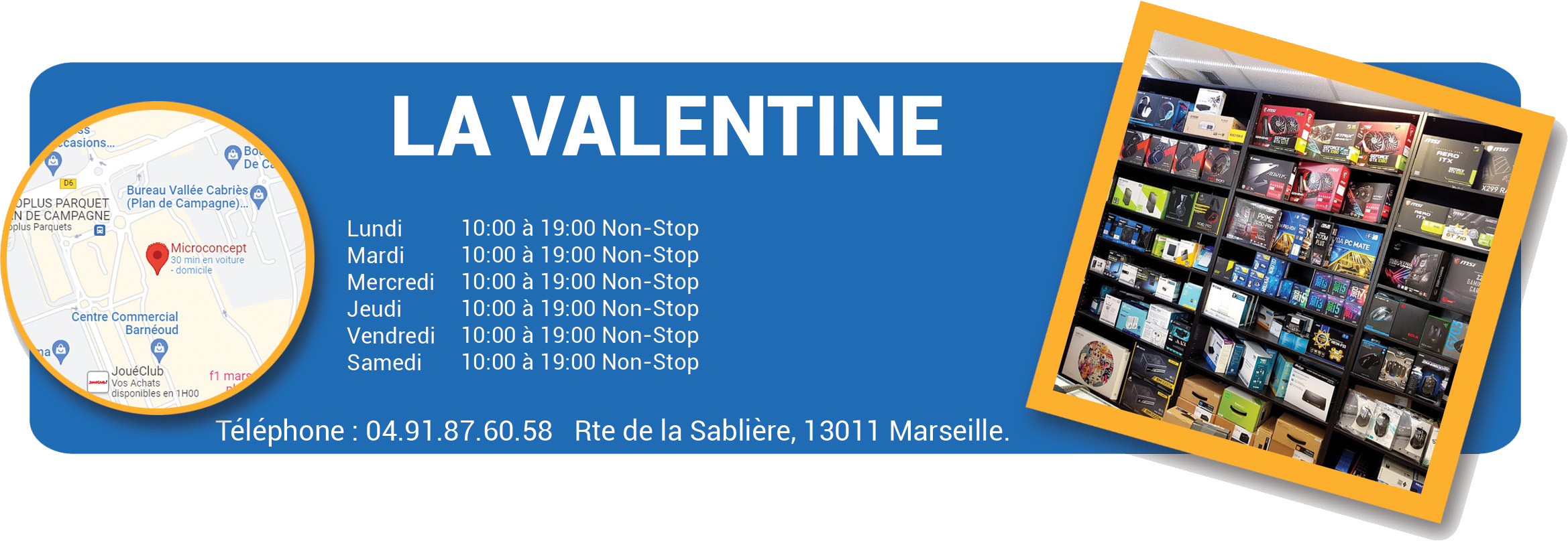 Magasin et Atelier Microconcept Marseille 11e (La Valentine)