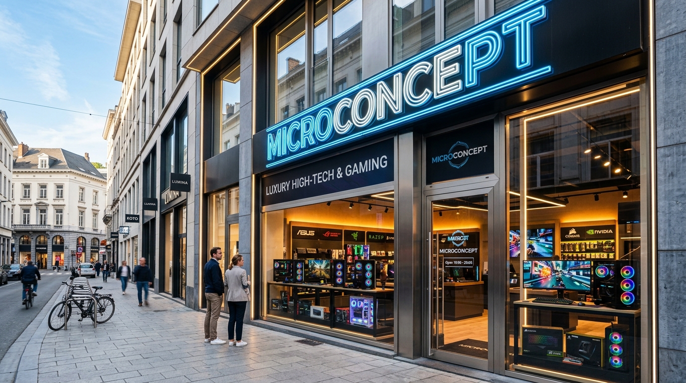 Devanture Boutique Microconcept à Marseille - Expert Informatique et Réparation