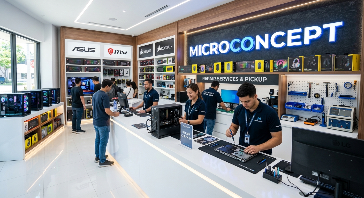 Boutique informatique Microconcept Aubagne - Vente et Réparation